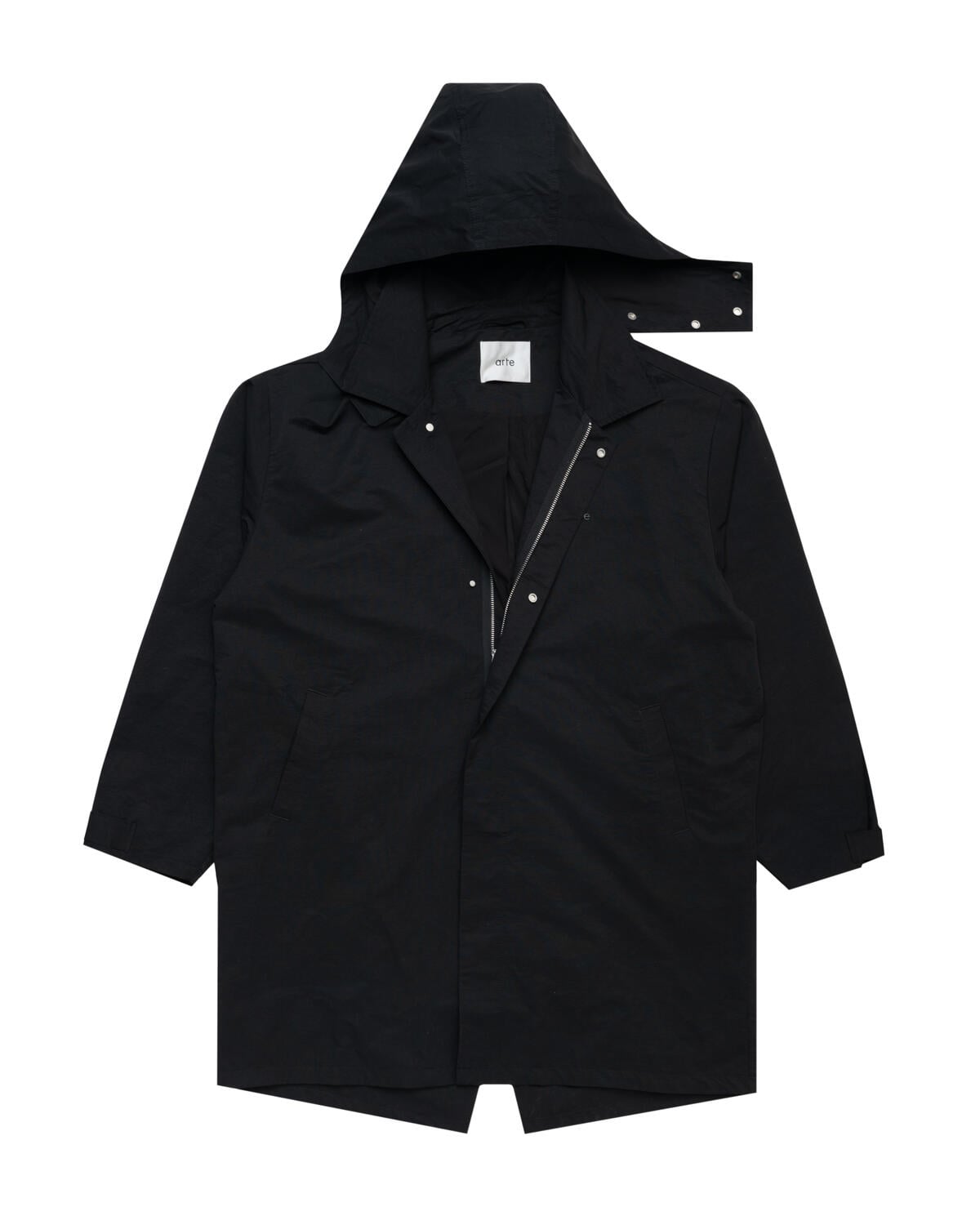 Arte Antwerp Black Coat | AW25-144C.1-BLK | AFEW STORE